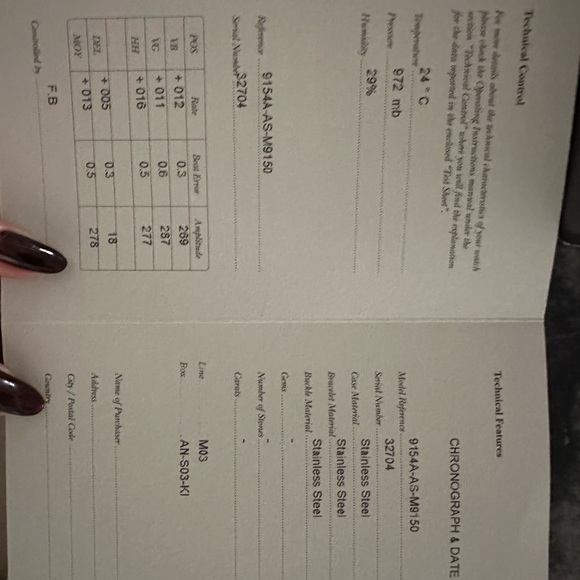 Brand new w box & papers Armand Nicolet Chronograph 9428A-AN-M9420 Stainless - Picture 6 of 11